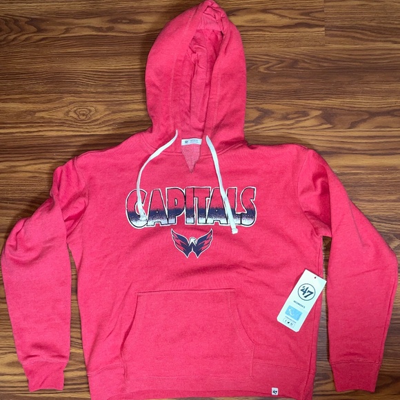 ‘47 Brand Tops - NWT Washington Capitals Women’s Hoodie Sweatshirt